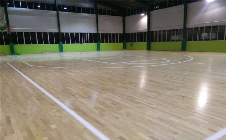 籃球場運動木地板該如何劃線